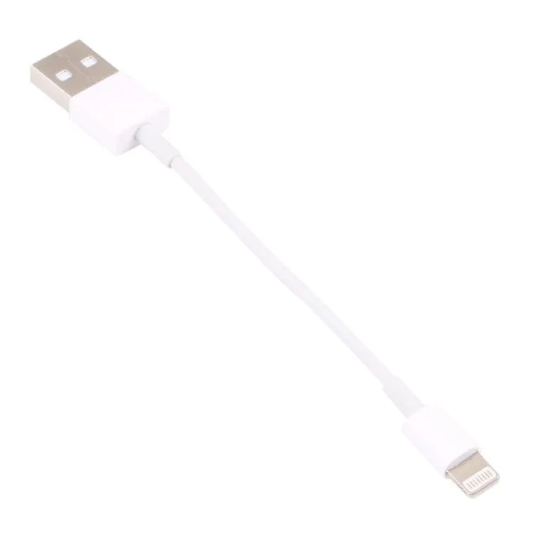 Compact 8 Pin USB Data Sync and Charging Cable - 13cm Length