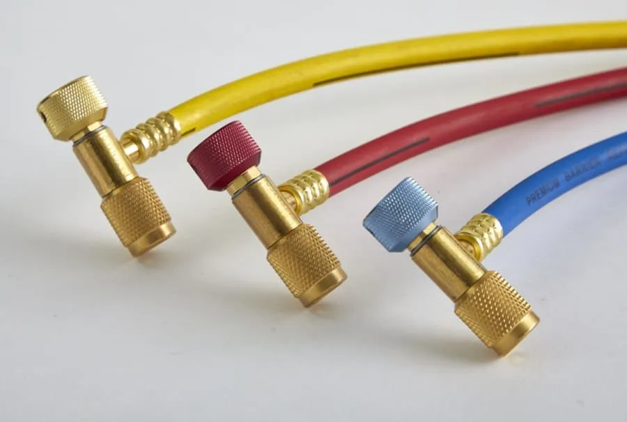 CPS Products HP5NG Premium Refrigerant Charging Hoses with SafeMate™ Valves