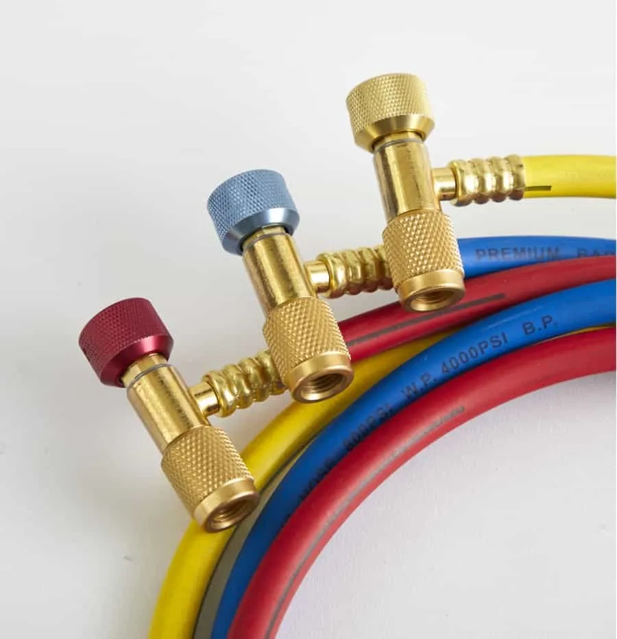 CPS Products HP5NG Premium Refrigerant Charging Hoses with SafeMate™ Valves