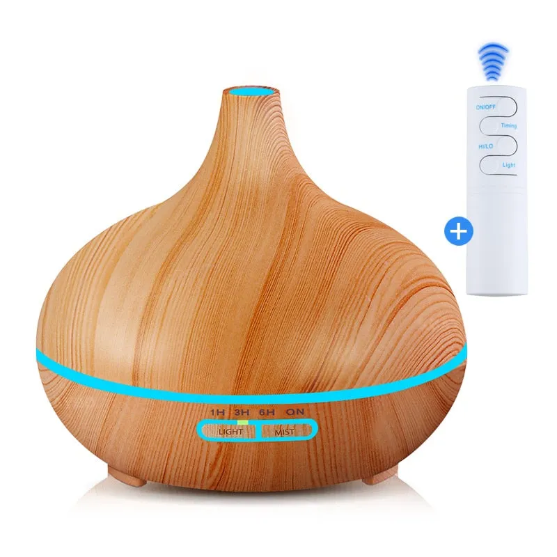 Electric Aroma Essential oil diffuser ultrasonic aromatherapy air humidifier 7 Color LED Night Light with remote control and APP