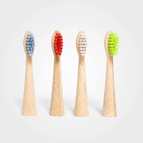 Electric Toothbrush Heads, 4-pack | Made of Bamboo, Colored, Oral-B