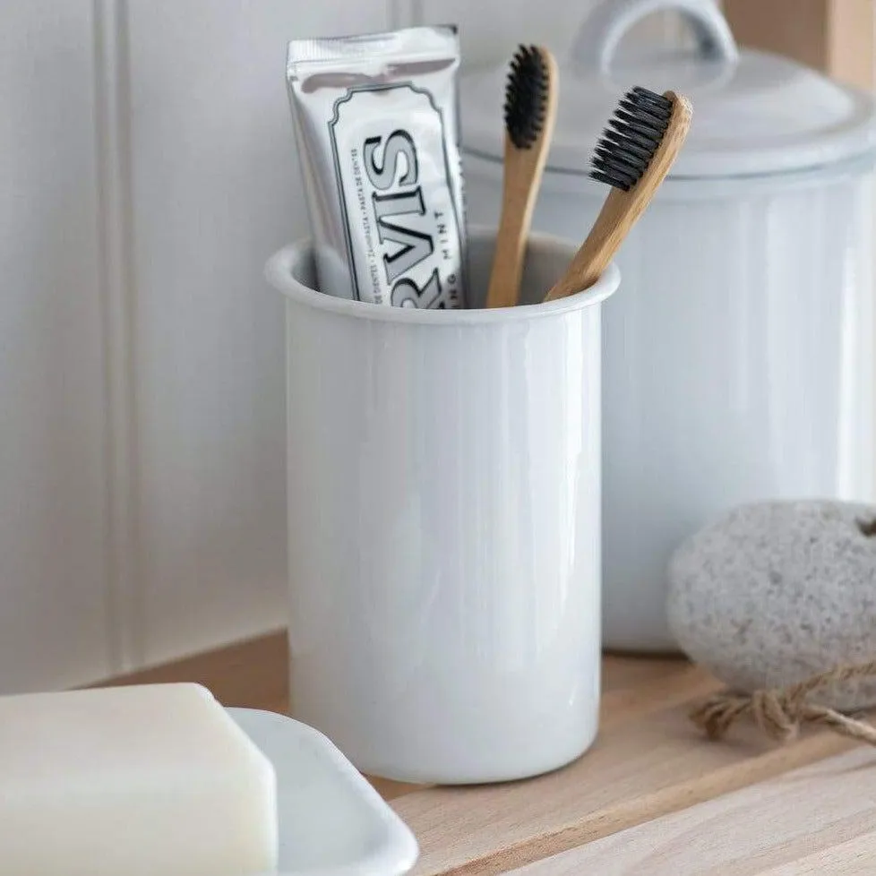 Enamel Toothbrush Holder