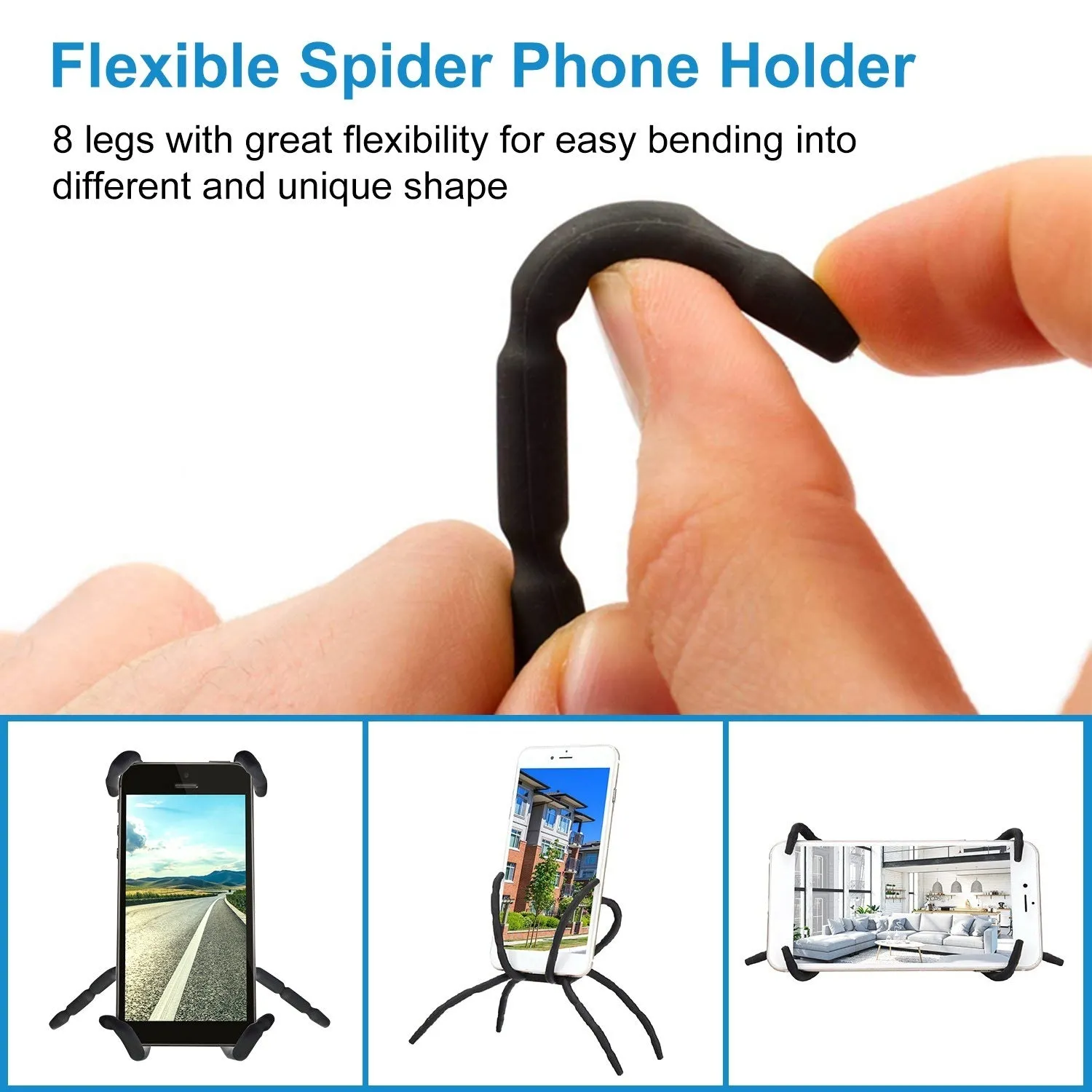 Flexible Spider Phone Stand Bendable Spider Phone Holder