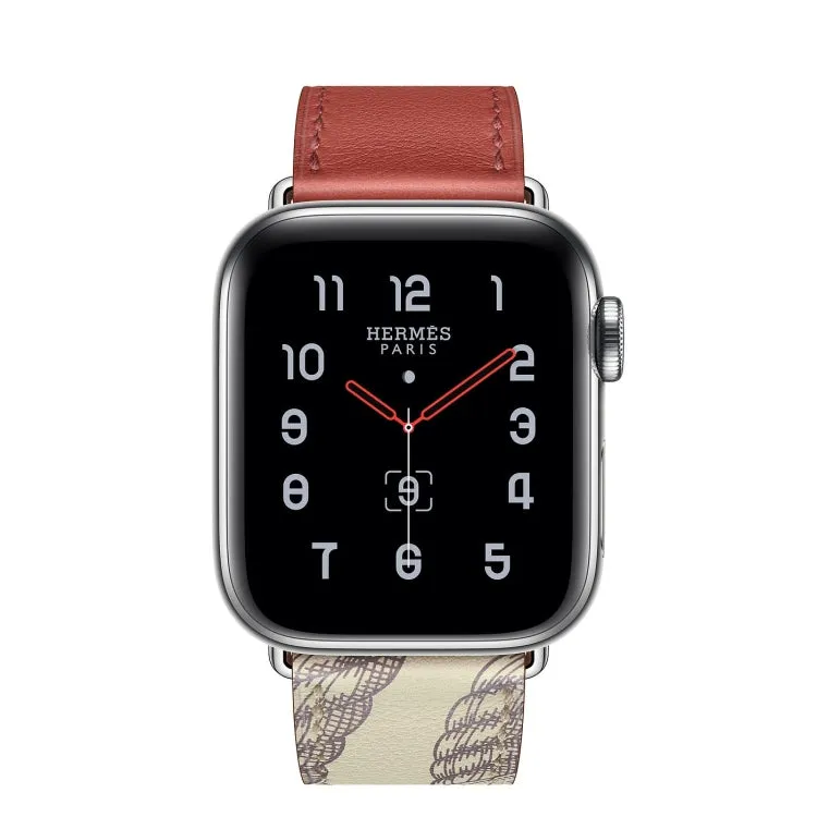 For Apple Watch 3 / 2 / 1 Generation 42mm Universal Silk Screen Psingle-ring Watch Band(Red)