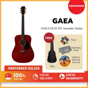 GAEA GLD-241 RD 41" Acoustic Guitar