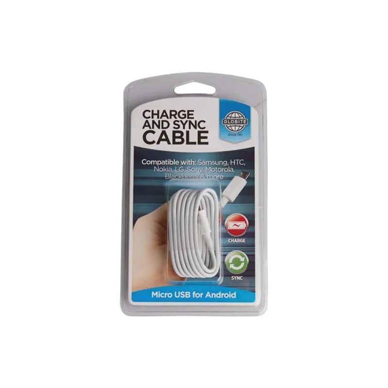 Globite Charge & Sync Data Cable - Android Micro