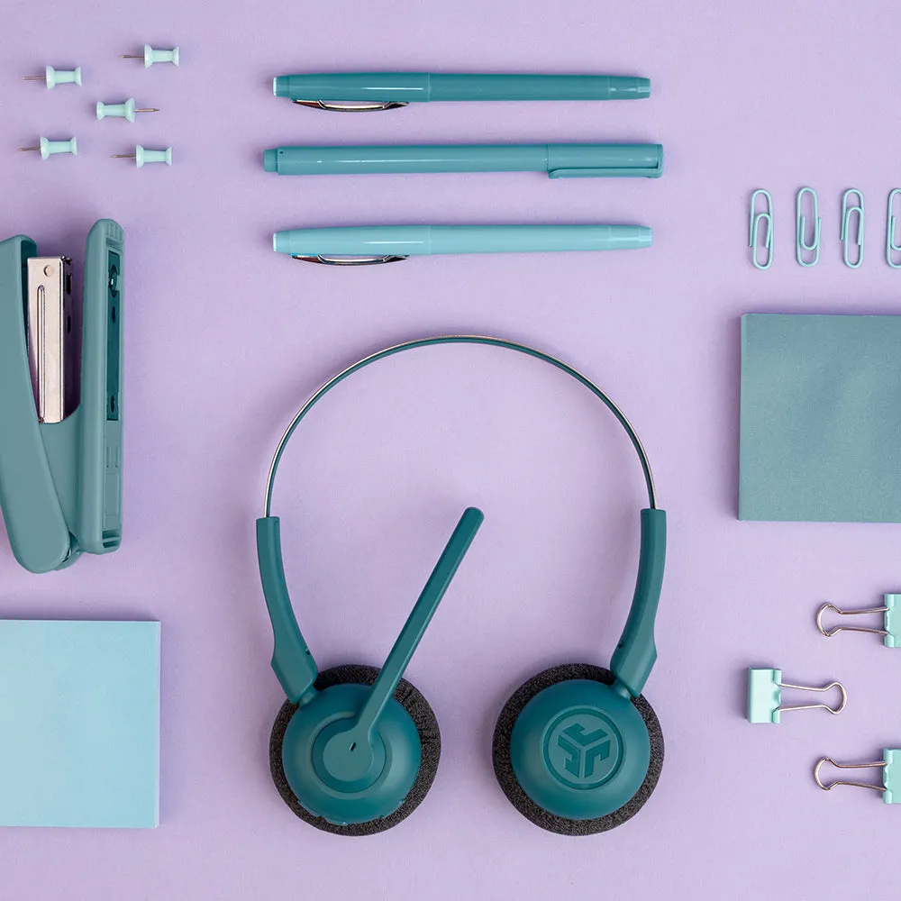 GO Work POP Wireless On-Ear Headset Teal