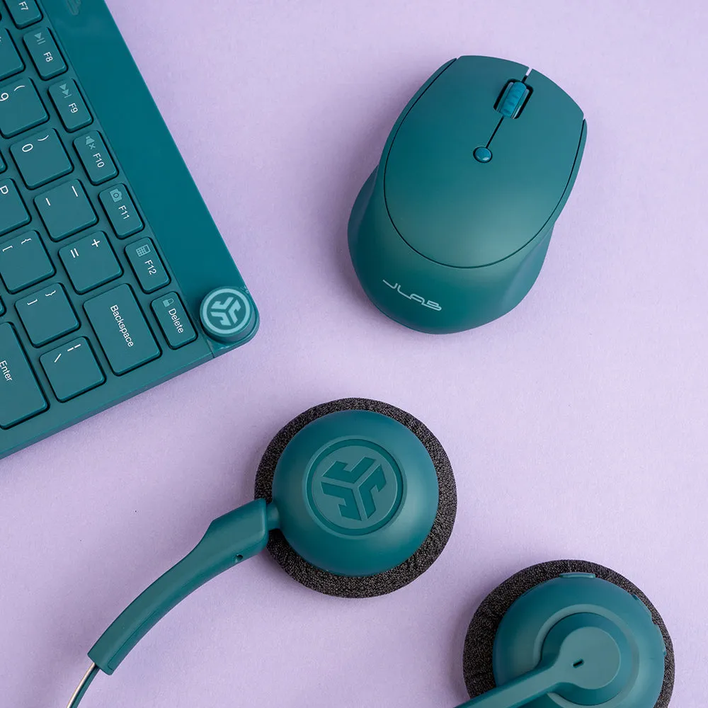 GO Work POP Wireless On-Ear Headset Teal