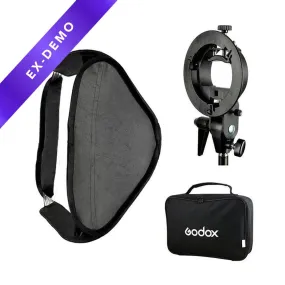 Godox 80 x 80cm Tulip Square Collapsible Softbox with S-2 Bracket and Case Set (DEMO STOCK)