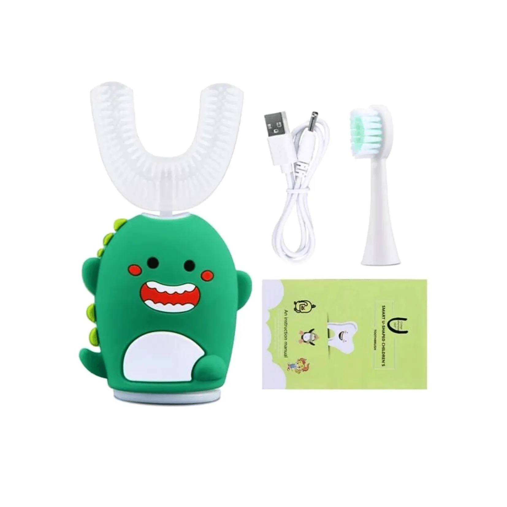 HappyBrush™ Ultrasonic U-Brush & Toothbrush Bundle