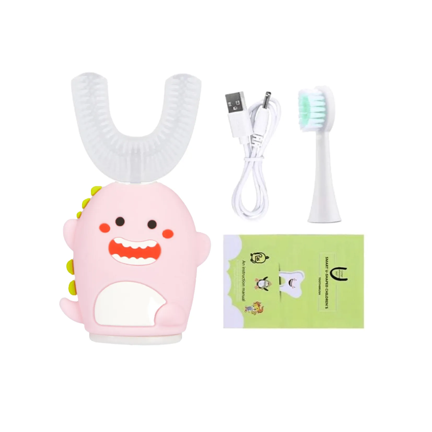 HappyBrush™ Ultrasonic U-Brush & Toothbrush Bundle