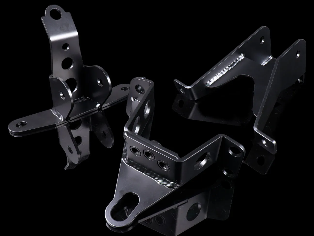 Hasport Black Billet Replacement Mounts - 17-21 Civic Type-R (FK8)