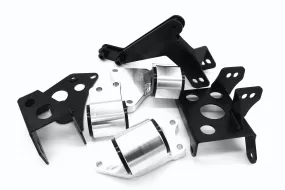 Hasport Dual Height Engine Mount Kit for EK 96-00 Civic w/ K-Series Engine w/ 12-15 Civic Si / 09-14 TSX / 08-12 Accord Transmission) (requires 92-95 Civic front subframe/suspension) - Most Extreme Race (U94A) Urethane - EKK5-94A