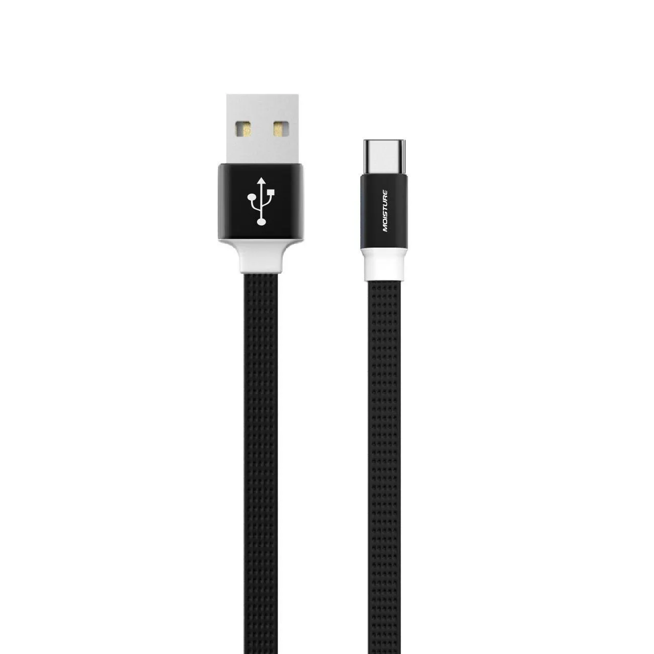 High Speed Type-c Steel Data Cable In Black