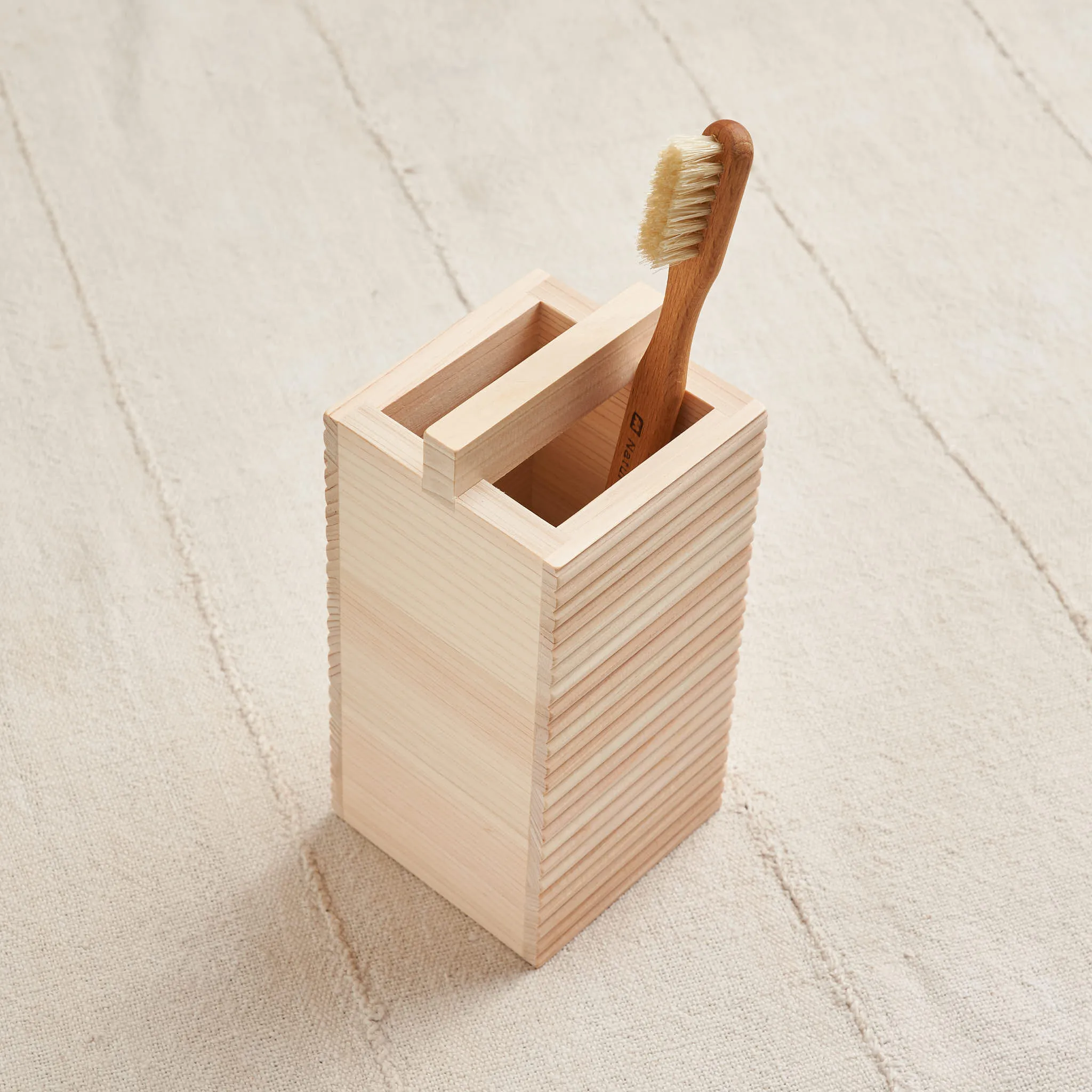 Hinoki Toothbrush Holder