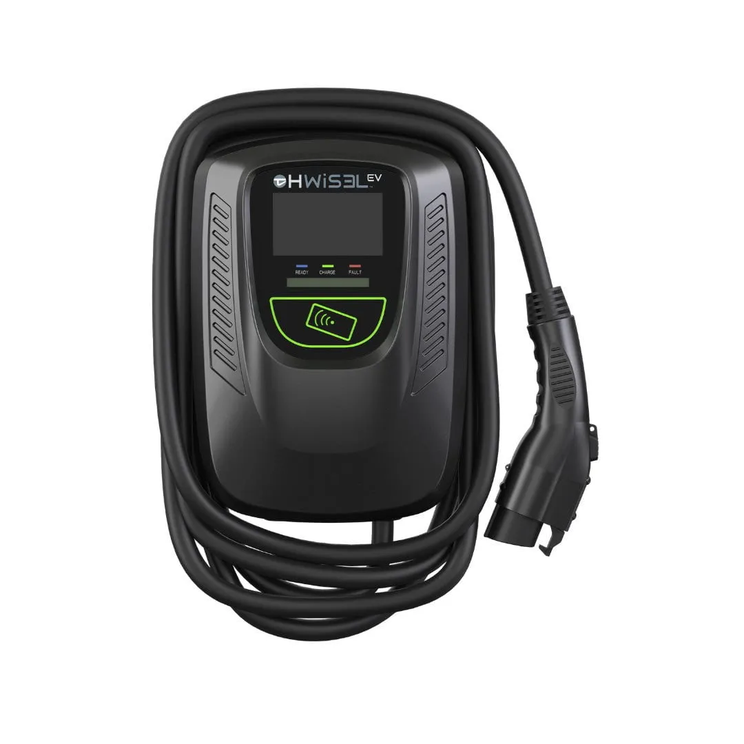 Hwisel EV Smart Charger Commercial Level 2, 48 Amp, EVSE 11.5 kW