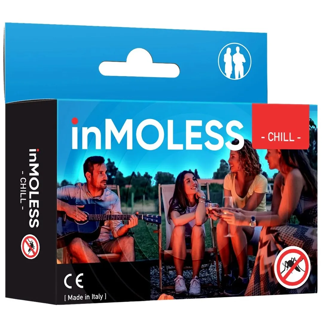 Inmoless Chill Portable Ultrasonic Mosquito Repellent - Black