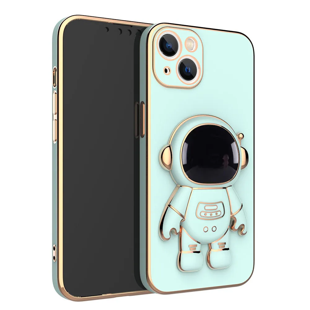 iPhone  Case Plated With Silicone As A Backcover With Astronaut Stand