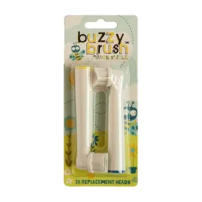 JACK N' JILL Replacement Heads for Electric Toothbrush Buzzy Brush (Twin Pack)