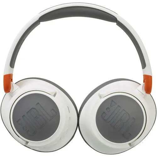 JBL JR 460NC Noise-Canceling Wireless Over-Ear Kids Headphones (White)