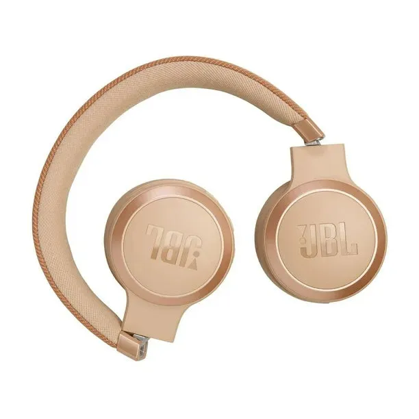 JBL Live 670NC Noise-Cancelling On-Ear Wireless Headphones (Sandstone)