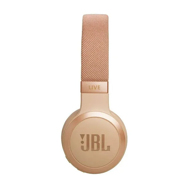 JBL Live 670NC Noise-Cancelling On-Ear Wireless Headphones (Sandstone)