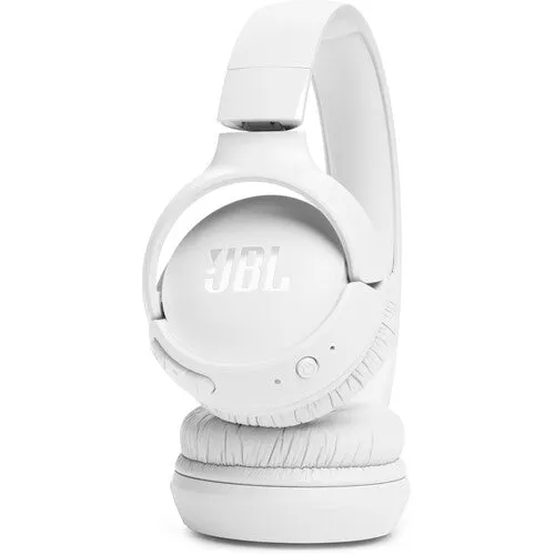 JBL TUNE 520BT Wireless On-Ear Headphones (White)