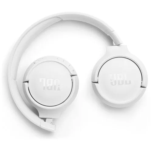 JBL TUNE 520BT Wireless On-Ear Headphones (White)