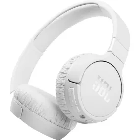 JBL TUNE 660NC Noise-Canceling Wireless On-Ear Headphones - White