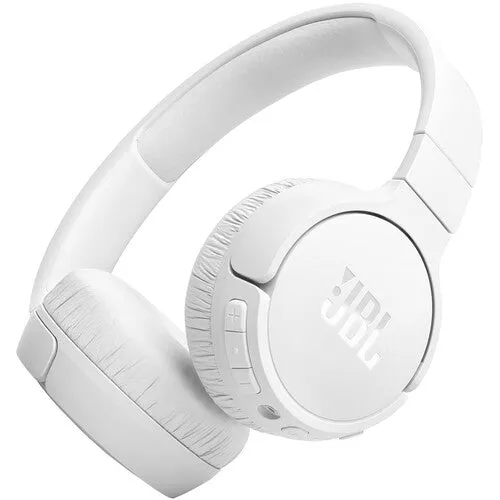 JBL TUNE 670NC Wireless Noise-Cancelling Over-Ear Headphones (White)