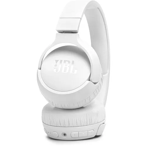 JBL TUNE 670NC Wireless Noise-Cancelling Over-Ear Headphones (White)