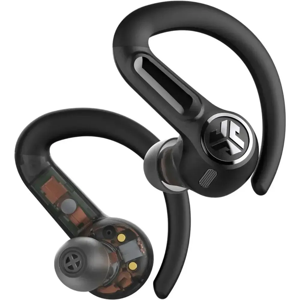 JLab EBEPICSPT3RBLK82 Epic Sport Active Noise Canceling 3 True Wireless Bluetooth Earbuds - Black