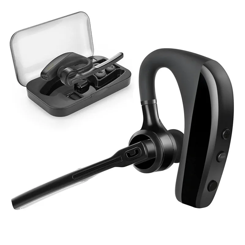 K10 Bluetooth Headset Wireless Earphone Headphones with Mic 10 Hrs talk time handsfree driving for iPhone samsung huawei xiaomi