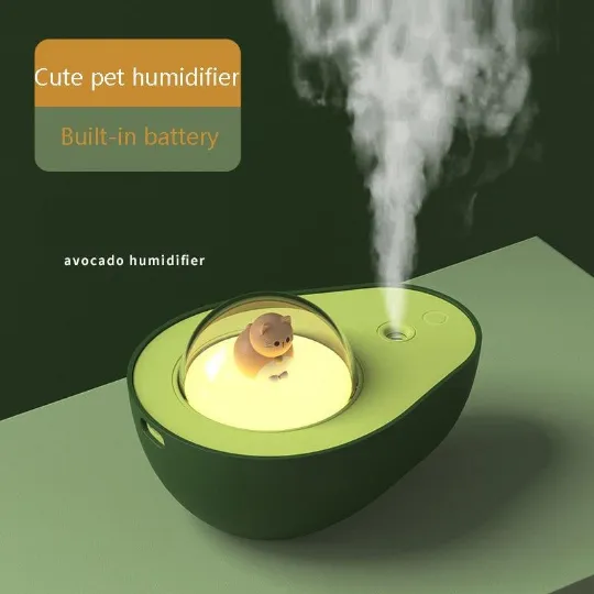 Kawaii avocado shaped humidifier