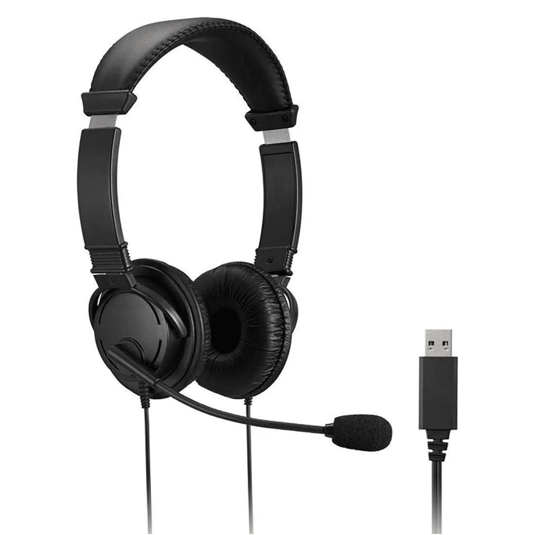 Kensington Classic Headset With Microphone USB-A Headphone Black