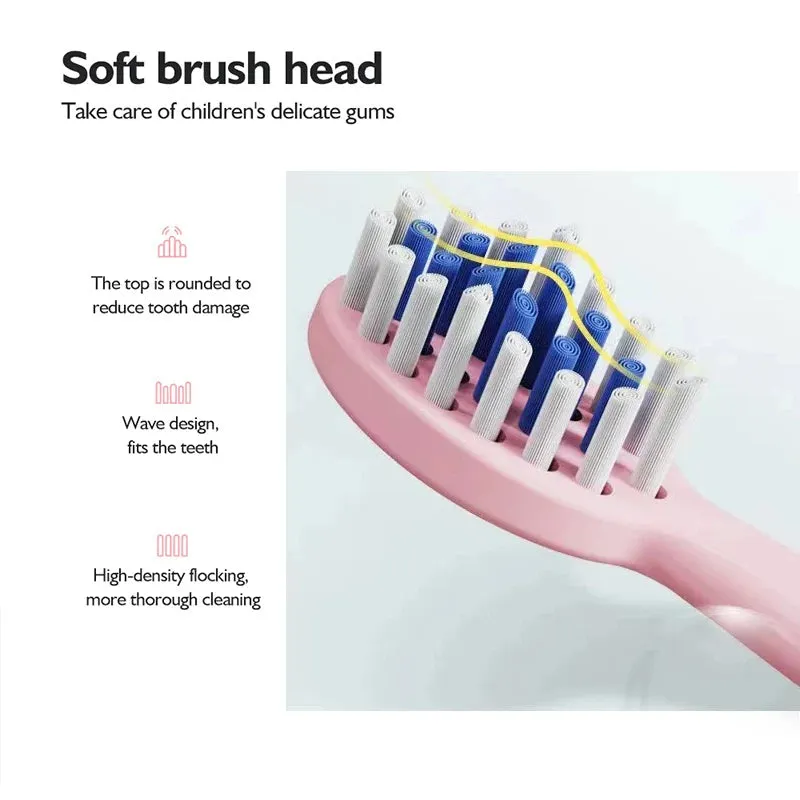 Kids Sonic Electric Toothbrush Colorful Cartoon For Kids Ultrasonic