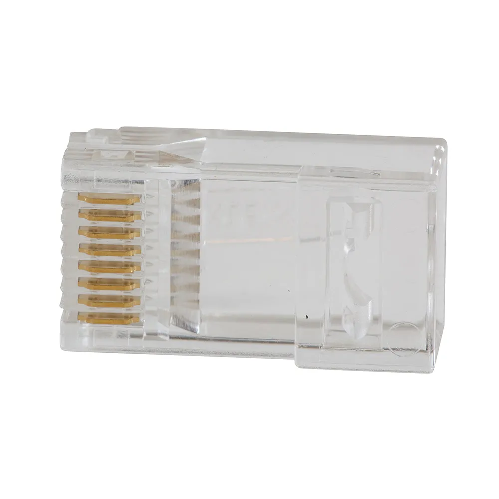 Klein VDV826-702 Pass-Thru Modular Data Plug, CAT5E, 50-Pk