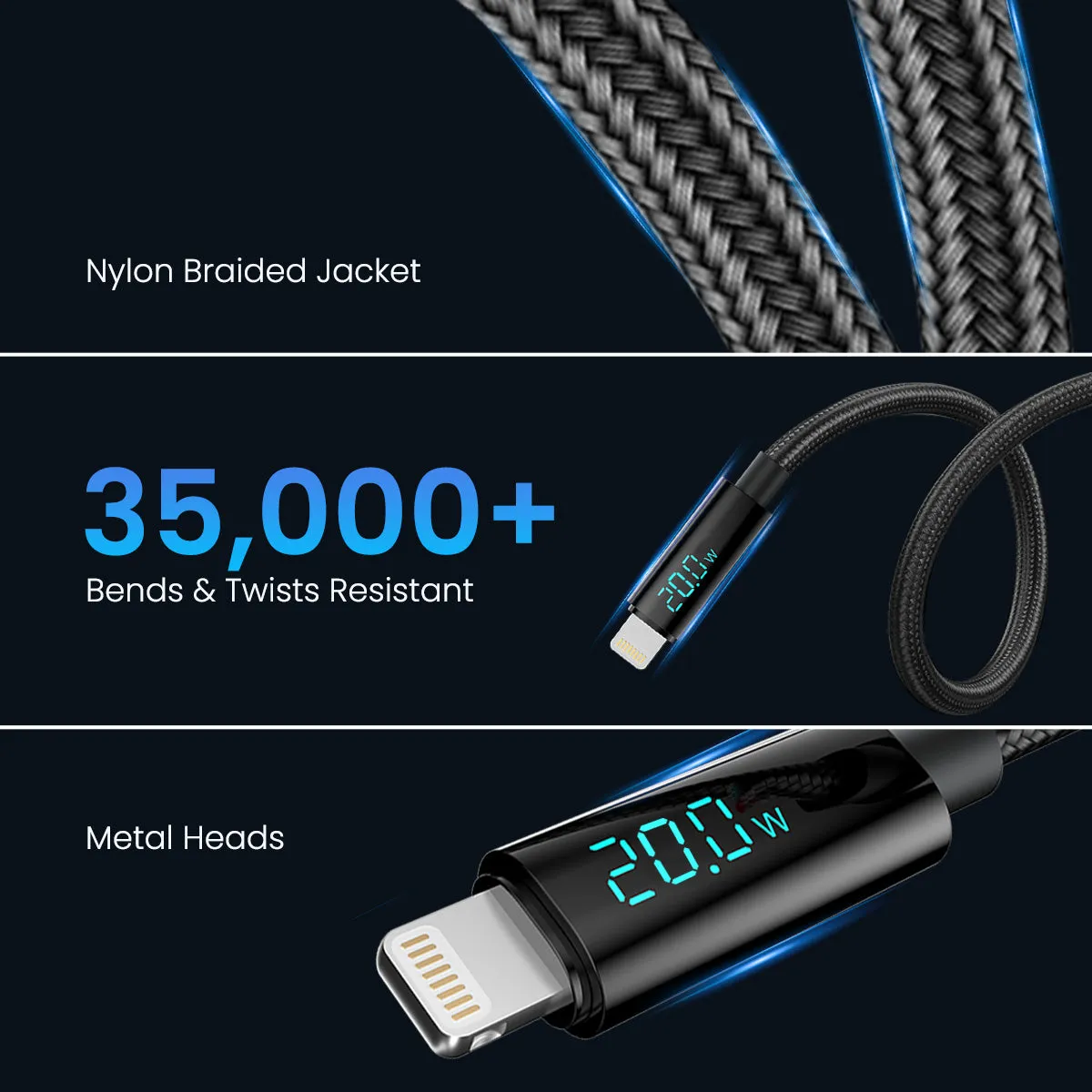 Konnect View - USB-A to 8 Pin Display Cable 1.2m