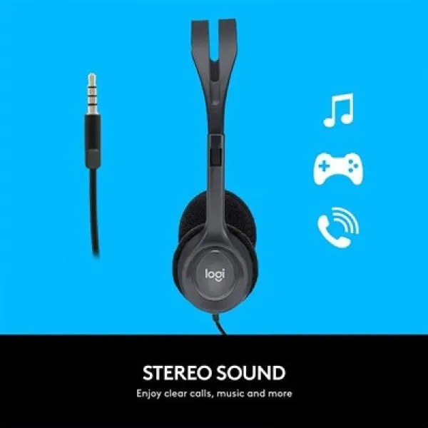 Logitech H111 Stereo 3.5mm Multi-device Headset