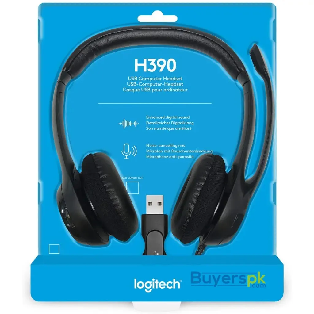 Logitech H390 Clearchat Comfort Usb Headphone