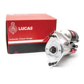 Lucas starter. Jaguar V12. Engine with 25mm pinion Starter. Engine no #7S7001 on. 9 toothed gear.