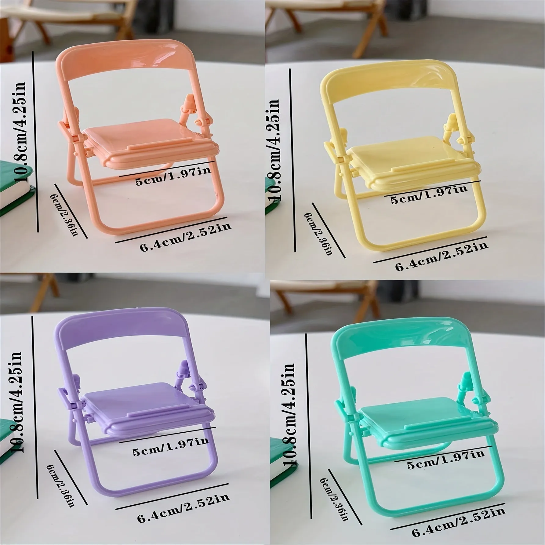 Macaron Color Folding Phone Stand Stylish Desktop Decor