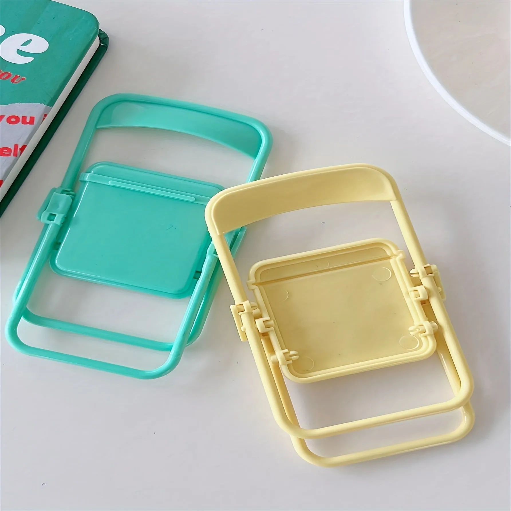 Macaron Color Folding Phone Stand Stylish Desktop Decor