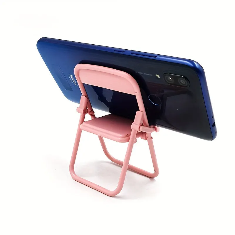 Macaron Color Folding Phone Stand Stylish Desktop Decor