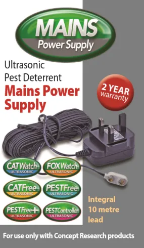 Mains Adaptor Kit - Ultrasonic Deterrents