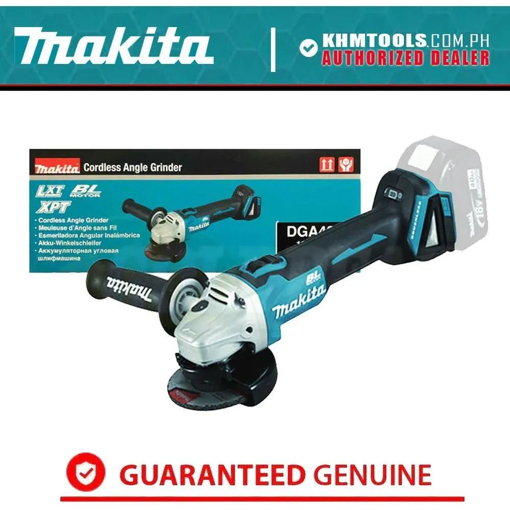 Makita DGA406Z 18V Cordless Brushless Angle Grinder (LXT-Series) [Bare]