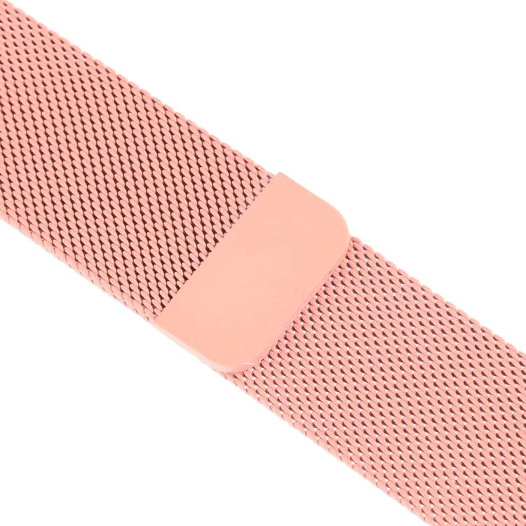 Milanese Loop Magnetic Stainless Steel Watch Band for Apple Watch Ultra 49mm&Watch Ultra 2 49mm / Series 10 46mm / 9&8&7 45mm / SE 3&SE 2&6&SE&5&4 44mm / 3&2&1 42mm(Pink)