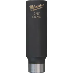 Milwaukee Shockwave 3/8 In. Drive 7/16 In. 6-Point Deep Standard Impact Socket