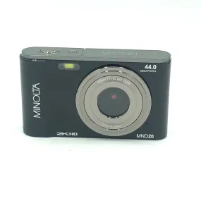 MINOLTA 44 MP/2.7K Ultra HD Digital Camera - Black (50333)