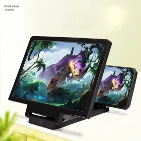 Mobile Phone Holder Stand Screen Video Magnifier Video Amplifier Amplifying Desktop Foldable Bracket Tablet Holder Eye Protector